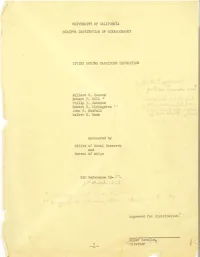 Diving During Capricorn Expedition. Willard N. Bascom, Robert F