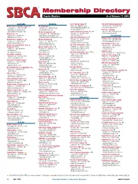 Membership Directory Regular Members As of February 17, 2009