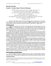 Mosiah Files/Mosiah-Lesson 2 Notes.Pdf