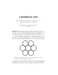 Sphere-Kissing Problem 3