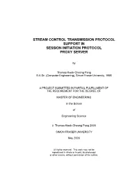 Stream Control Transmission Protocol Support in Session Initiation Protocol Proxy Server