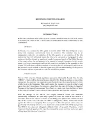 REVIEWING the TITLE SEARCH by Joseph E. Seagle, Esq. Joe@Seaglelaw.Com INTRODUCTION Before One Can Discuss What a Title Agent Or