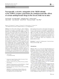 Traxoprodil, a Selective Antagonist of the NR2B Subunit of the NMDA
