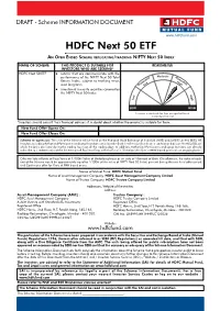 HDFC Next 50 ETF SID V2.Indd