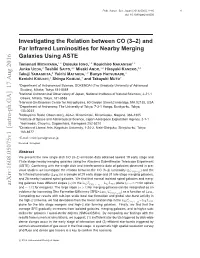 Investigating the Relation Between CO (3-2) and Far Infrared Luminosities