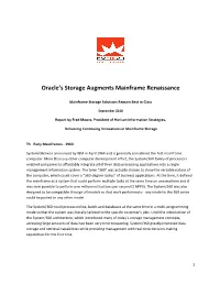 Oracle's Storage Augments Mainframe Renaissance