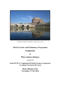 Third Circular and Preliminary Program(1)