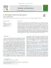 A Self-Charging Cyanobacterial Supercapacitor T ∗ Lin Liu, Seokheun Choi
