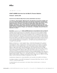 AVANT-GARDES: Selections from the Merrill C