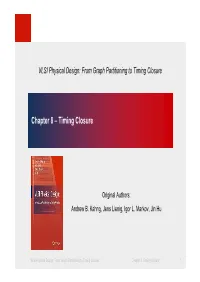 Chapter 8 – Timing Closure