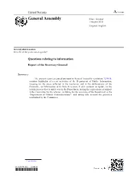 General Assembly Distr.: General 1 August 2018