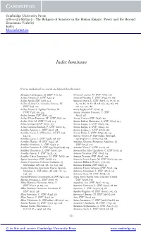 Index Hominum