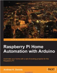 Raspberry Pi Home Automation with Arduino
