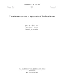The Gasteromycetes of Queensland II-Secotiaceae