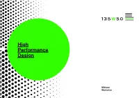 High Performance Design