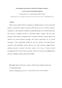 Increasing the Performance of Dielectric Elastomer Actuators: A