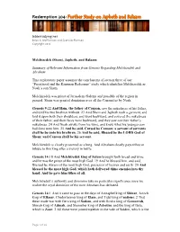 Japheth and Balaam