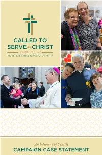 CASE STATEMENT CALLED to SERVE CHRIST As