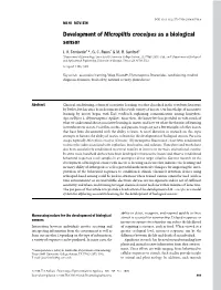 Development of Microplitiscroceipes As a Biological Sensor
