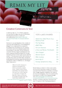 Remix My Lit M T: Creative Commons & Text