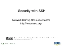 Security with SSH.Pdf