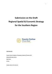 Submission on the Draft Regional Spatial & Economic Strategy for The