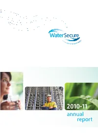Water Secure Annual Report 2011 Layout Final.Indd