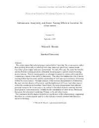 Naming Effects in Lucretius' De Rerum Natura