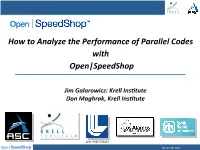 Openss&gt;&gt;Expview