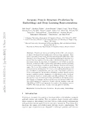 Arxiv:1911.05531V1 [Q-Bio.BM] 9 Nov 2019 1 Introduction