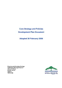 Core Strategy and Policies Development Plan Document