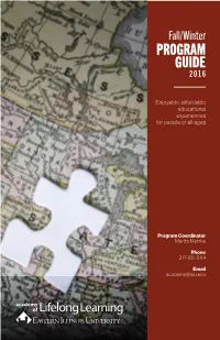 Program Guide 2016