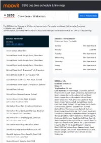 S855 Bus Time Schedule & Line Route
