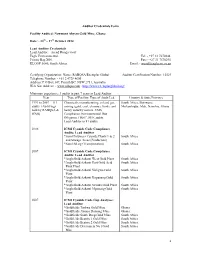 Auditor Credentials Form 2015