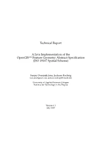 (Iso19107) of the Open Geospatial Consortium