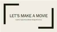 Let's Make a Movie