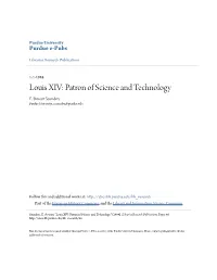 Louis XIV: Patron of Science and Technology E