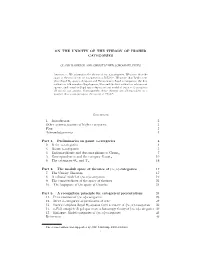 On the Unicity of the Theory of Higher Categories