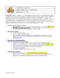 Remdesivir CHKD Guideline 4-3.Pdf