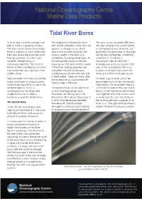 Tidal River Bores