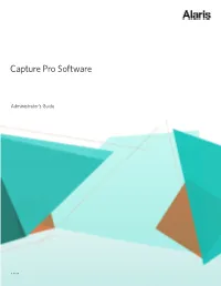 Capture Pro Software