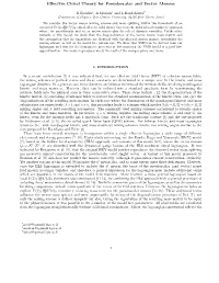 Effective Chiral Theory for Pseudoscalar and Vector Mesons