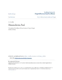 Himmelstein, Paul Himmelstein, Paul