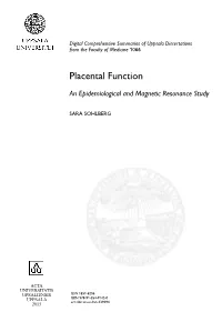 Placental Function