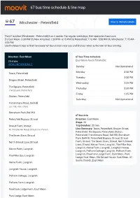 67 Bus Time Schedule & Line Route