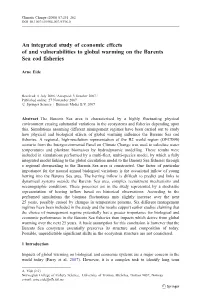 An Integrated Study of Economic Effects of and Vulnerabilities to Global Warming on the Barents Sea Cod Fisheries