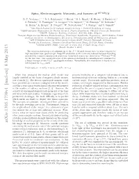 Arxiv:1305.1738V1 [Nucl-Ex] 8 May 2013 Ae Pcrsoystpa SLECR.High-Energy ISOLDE-CERN