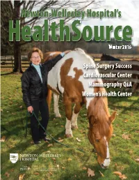 Healthsource Page 2 Family Healthsource Page 3 the Device Clinic Is Located on the Second Floor of the Hospital Blood Clots