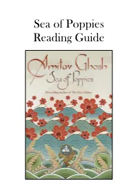 Sea of Poppies Reading Guide