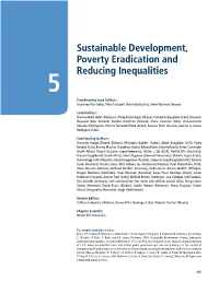 Sustainable Development, Poverty Eradication and Reducing